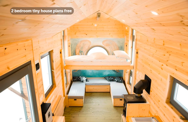 2 bedroom tiny house plans free